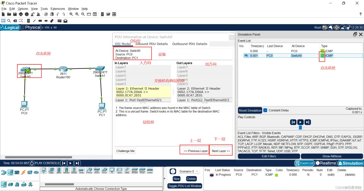 1 认识仿真工具Packet Tracer【实验】【计算机网络】_连线_75